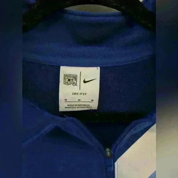 NWOT Brooklyn Dodgers Nike Royal Cooperstown Collection Half Zip Pullover - Picture 5 of 14